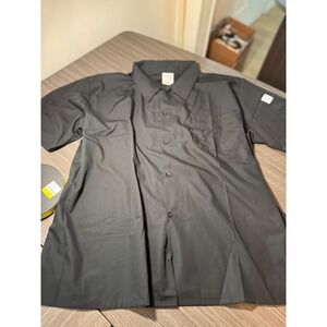 Mercari Culinary Mens 3X Black Cook Shirt Mesh Back Button Up M60200BK NEW